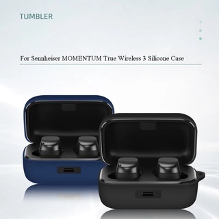 เคสซิลิโคน Sennheiser Momentum 3rd True wireless สเตอริโอ (Tws) + คาราบิเนอร์