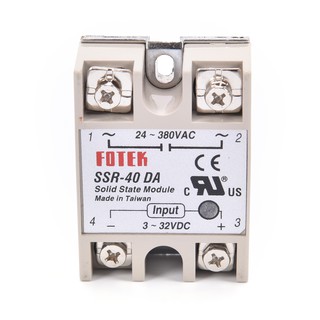 Ods รีเลย์อุตสาหกรรม sssr 40 a พร้อมธงป้องกัน ssr - 40 da 40a dc