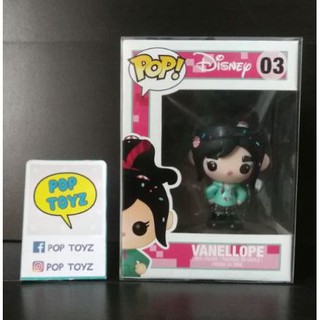 FUNKO POP Vanellope 03 Disney Wreck-it Ralph ของแท้ งานเก่าเลิกผลิตแล้ว หายาก แถมกล่องใส มีของพร้อมส่งไม่ต้องรอพรีออเดอร