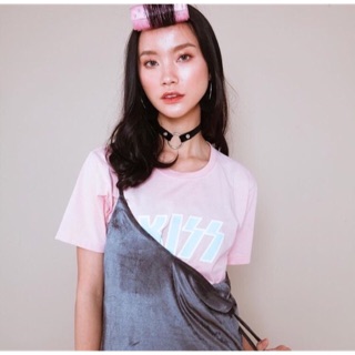 Lifeprojectbkk Kiss tee pink