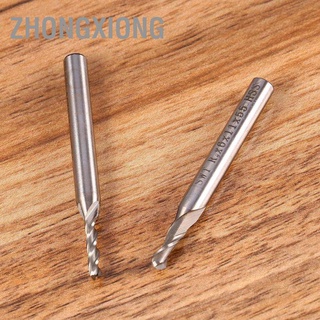 Hss 6 มม. Shank 2 Flute Ball เครื่องมือเราเตอร์ Cnc สําหรับใช้ในการกลึง