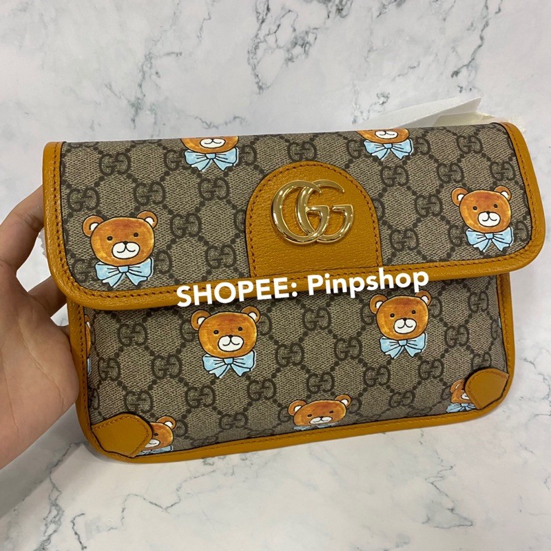 Gucci x Kai belt bag คาด อก คาด เอว กุชชี่ หมี ของแท้ ส่งฟรี EMS ทั้งร้าน