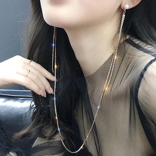 ต่างหูสร้อยคอ 2in1 ต่างหูใส่ออกงานเก๋ๆ ลดราคา เหลือ 150฿ แถมกล่องใส่ทอง