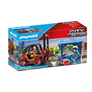 Playmobil 70772 Cargo Forklift with Freight คาร์โก้ รถยกพร้อมสินค้า