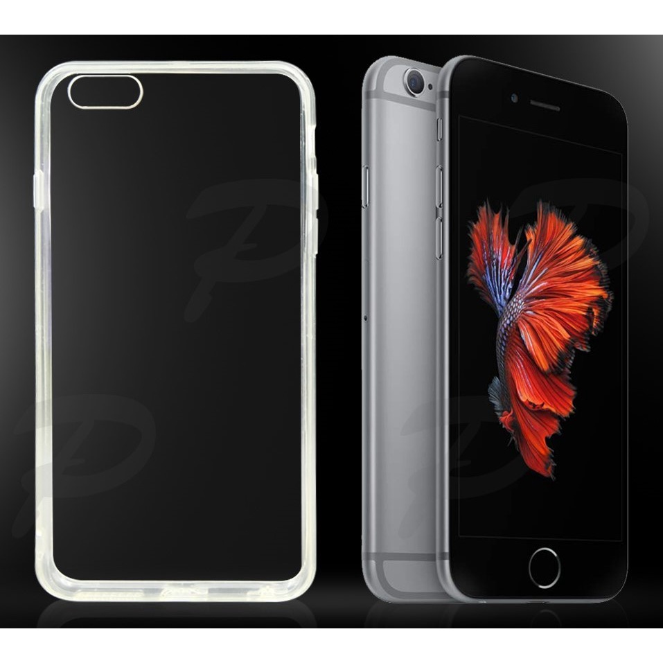 เคสใส เคสสีดำ กันกระแทก สำหรับ ไอโฟน รุ่น 6 / 6s แบบหลังนิ่ม  Tpu Soft Case For iPhone 6 / 6s (4.7)
