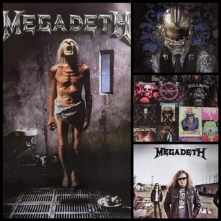 โปสเตอร์วงดนตรีวง MEGADETH มีหลายแบบ ขนาด23.5x34.5นิ้ว