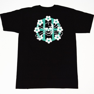 =HUF Killer Circle H TEE เสื้อยืดลําลอง แขนสั้น พิมพ์ลายหัวกะโหลก สําหรับผู้ชาย และผู้หญิง
