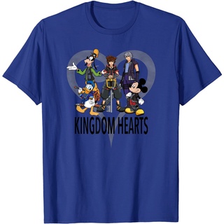 เสื้อยืดลําลอง แขนสั้น พิมพ์ลาย Disney Kingdom Hearts III คุณภาพสูง สไตล์เกาหลี