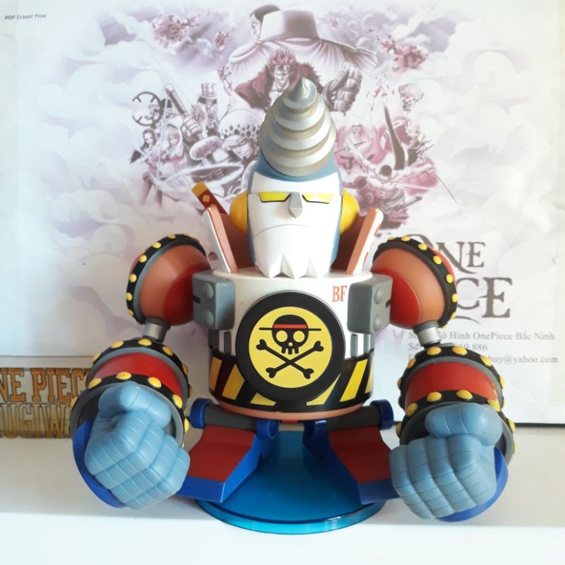 ของแท ้ WCF Mega Model [ 2nd + Box ] General Franky One Piece