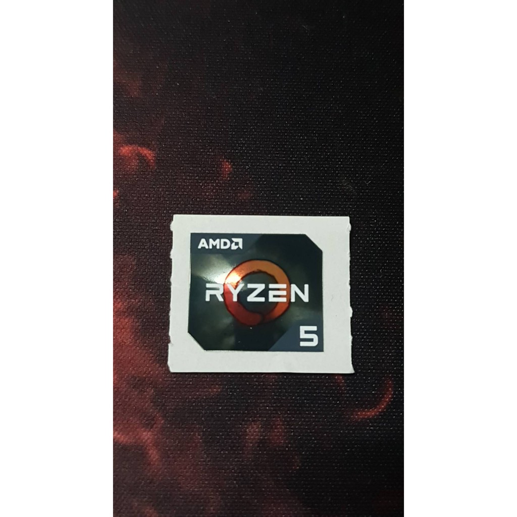 สติ๊กเกอร์ AMD Ryzen5 Sticker AMD ryzen 5