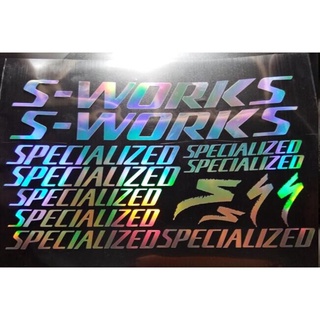 ✷ชุดสติ๊กเกอร์สำหรับติดตกแต่งรถจักรยาน S-works