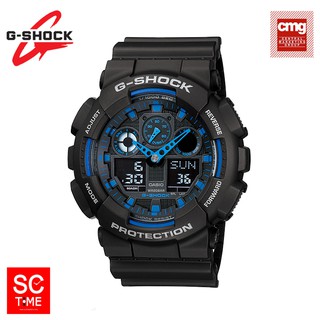 Casio G-shock แท้ 💯% นาฬิกาข้อมือชาย รุ่น GA-100-1A2DR  (สินค้าใหม่ ของแท้ รับประกัน CMG)