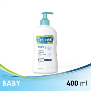 CETAPHIL BABY WASH &amp; SHAMPOO FOR HAIR &amp; BODY 400MLอาบน้ำและสระผมเด็กCetaphil Baby Daily Lotion เซตาฟิล เบบี้โลชั่น 400ml