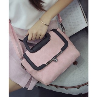 พร้อมส่ง กระเป๋าถือและสะพายข้าง แฟชั่นเกาหลี Fashion bag รหัส G-801