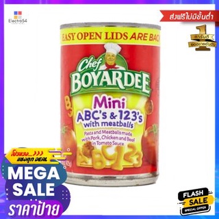 Chef Boyardee Mini Abcs &amp; 123s with Meatballs 425g