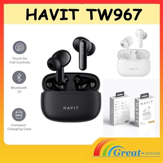 havit ของแท้ 100% Bluetooth รุ่น TW967 หูฟัง บลูทูธ หูฟัง bluetooth ของแท้ บูทูธโทรศัพท์ บูทูธไร้สาย หูฟังไร้สาย