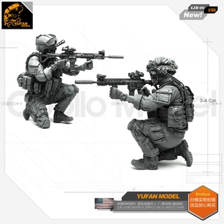 โมเดลทหารกองทัพบกสหรัฐอเมริกา 1/35 Velcro Soldier Resin Model LJH-06