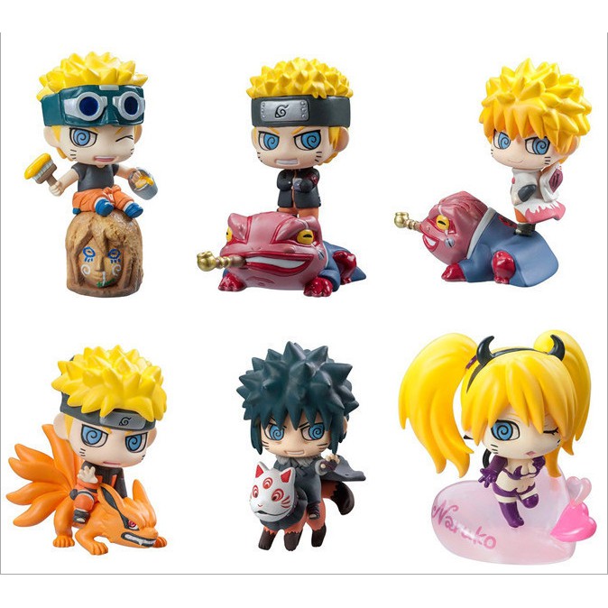 Blind Box Naruto 1 7th Generation 6 Naruto Daquan Naruto Xiaopian กล่อง ...