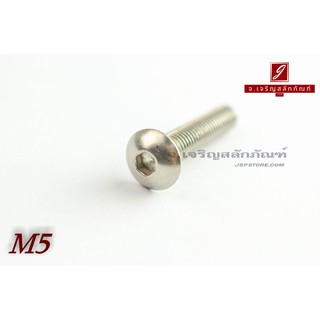 น็อตหัวจมกลมสแตนเลส M5x25