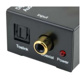 ตัวแปลงสัญญาณ Optical / Coaxial เป็น RCA Digital Coaxial To RCA Audio Converter Free optical cable 2m 1pcs