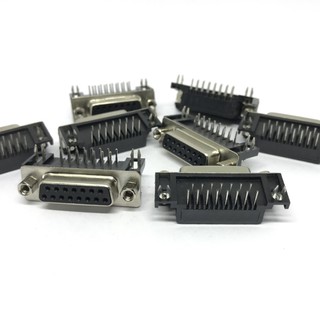 DB15 2 เเถว 15pin ผู้ลงปริ้นท์ เมียลงปริ้นท์ เซ็ทละ 5 ตัว