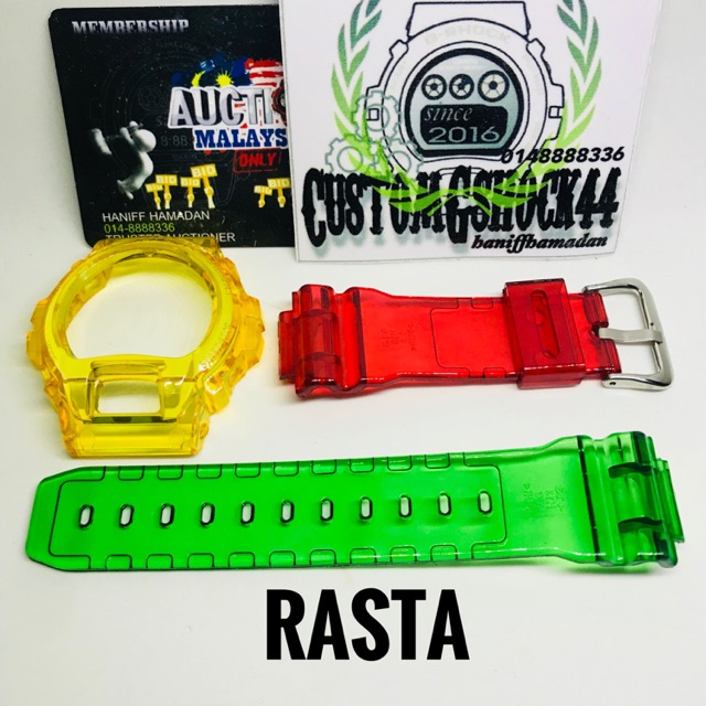 สาย Gshock & Bazel DW6900 RASTA
