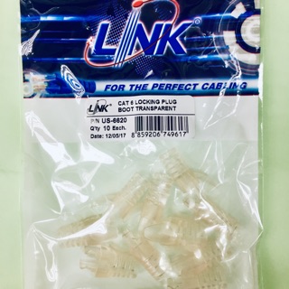 US-6620 Locking Plug Boot Cat6 Transparent Link