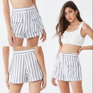 กางเกง Forever21: Linen - Blend Short Plant