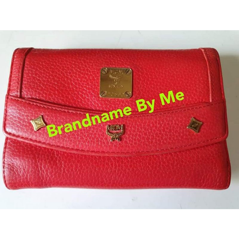 MCM  Wallet  ( Red )