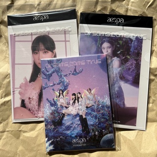 [ของแท้/พร้อมส่ง] aespa Dreams Come True md POSTCARD + HOLOGRAM PHOTO P4X6 PHOTO SET karina giselle winter ningning