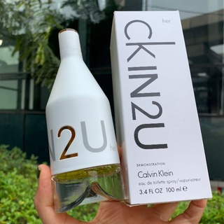 CK Calvin Klein in2u Her EDT 100 ml. (Tester box ) แท้ฉลากไทย🇹🇭