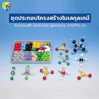 ชุดโมเดลแสดงรูปร่างพันธะโควาเลนซ์ (VSERP) Atomax® molecular geometry (VSEPR) kit