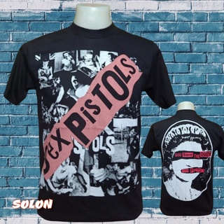 เสื้อวง Sex Pistols วงร็อค ไม่มีตะเข็บข้าง คอฟิต ป้ายUSA เสื้อวินเทจ เสื้อทัวร์ วงดนตรีร็อคต่างประเทศ