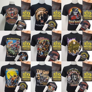 เสื้อฮาเล่ผ้าบาง Harley-Davidson ผ้ามุ้ง ใส่สบาย สไตล์วินเทจ ป้ายVintage 3D EMBLEM [ S M L XL ]