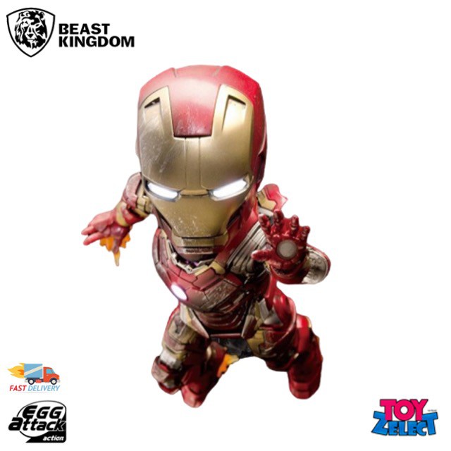 Beast Kingdom (EAA024) - Iron Man MK43: Avengers Age Of Ultron (10th Year Edition)  (Egg Attack Action) (ลิขสิทธิ์แท้)