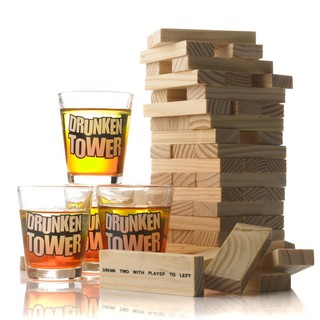 เกมส์หอคอยไม้ แก้วช็อท Tower Drinking Game