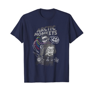 [S-5XL] ใหม่ เสื้อยืดลําลอง สําหรับผู้ชาย แขนสั้น พิมพ์ลาย Arctic Monkey One For The Road Awesome สไตล์คลาสิก