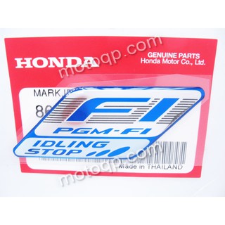 【 แท้  】 ฮอนด้า โลโก้ FI PGM-FI idling stop 3D สติกเกอร์ Click125i PCX150 Zoomer-X Airblade HONDA ซูมเมอร์ แอร์เบรด คลิก