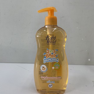 Babi Mild 2 In 1 Baby Shampoo &amp; Conditioner เบบี้มายด์ ทูอินวัน แชมพูเด็กผสมครีมนวดผม 400 มล.