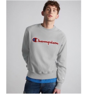 เสื้อ Champion Crew Neck Sweat Shirt ผ้าหนานุ่ม เสื้อกันหนาว Logo ปัก ของแท้💯% เสื้อแชมป์เปี้ยน แชมเปี้ยน