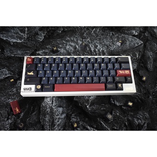 GMK Rome Keycaps, 134 คีย์ PBT Keycaps Cherry Profile DYE-SUB ส่วนบุคคล GMK Keycaps สำหรับแป้นพิมพ์เครื่องกล (สีแดง)