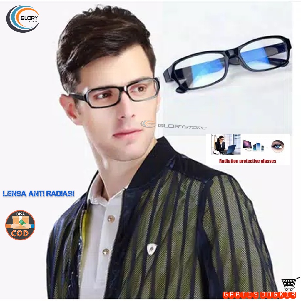 LAYAR แว่นตาป้องกันรังสี Gadged หน้าจอคอมพิวเตอร์ทีวีแว่นตาป้องกันรังสีเลนส์สีฟ้า A05