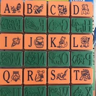 ตรายาง A-Z พร้อมภาพประกอบ (รหัส PD102)