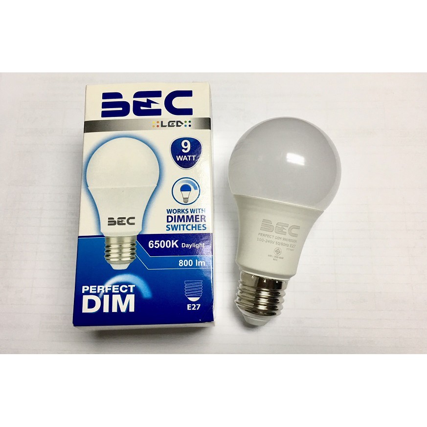 BEC หลอดไฟ LED หรี่ไฟ DIMMER LED รุ่น PERFECT DIM 9W