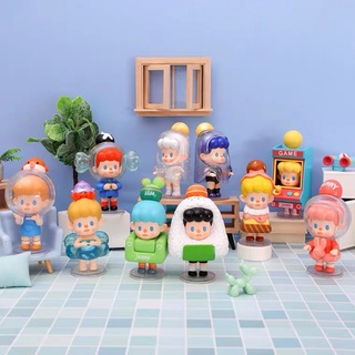 【ของแท้】ตุ๊กตาฟิกเกอร์ Dodo JENNY Hide And Seek Series Blind box น่ารัก