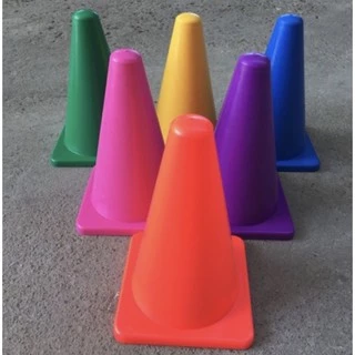 กรวย30ซม. กรวยซ้อมกีฬา กรวยซ้อมบอล กรวยสีสัน กรวยจราจร ทีมเทรนเนอร์ Sport Training Cone ออกกำลังกาย