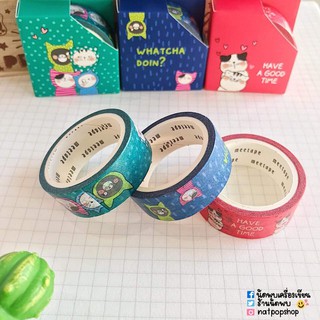 MASKING TAPE เทปตกแต่งลายแมว