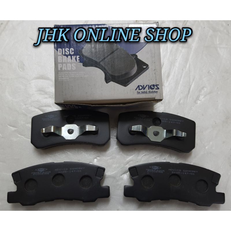 MITSUBISHI NA4W CY4 ASX DISC PAD REAR SET ยี่ห้อ ADVIOS (D2N096Y)