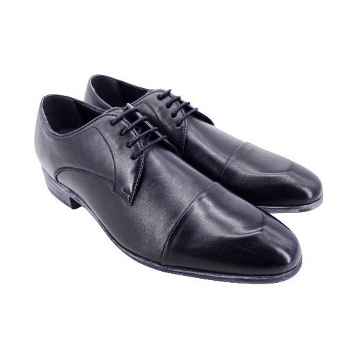 Imaginazione Sport รุ่น 187053 รองเท้าคัชชูผู้ชายหนังแกะ แบบผูกเชือก สีดำ