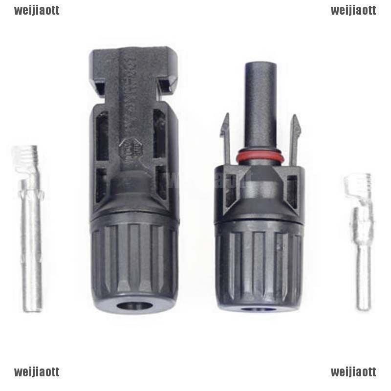 ส่งฟรีเมื่อซื้อครบ 99บาทใหม่ MC4 Connector Male + Female Wire Solar Panel Connector MC4 Waterproof Kit